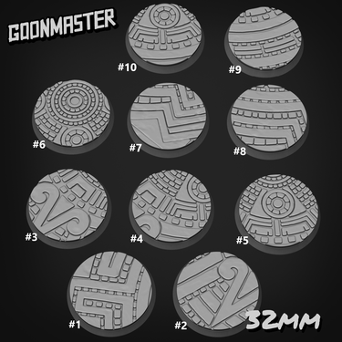 Ancient Temple Tile Bases
